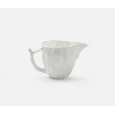 Willa White Faux Bois, Creamer, Porcelain
