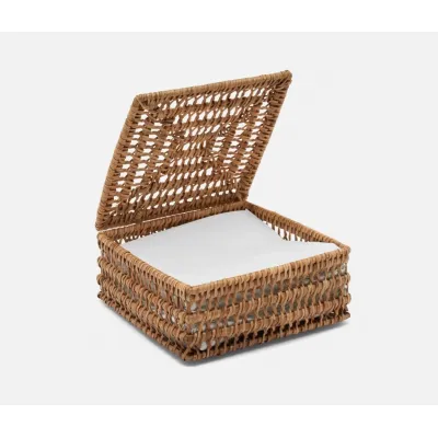 Carly Natural, Luncheon Napkin Tray, Rattan