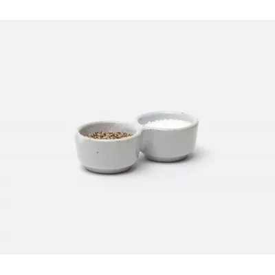 Holly White Salt Glaze Pinch Bowl, Boxed Set of 2