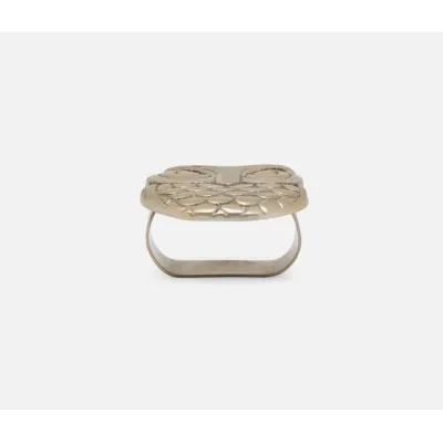 Martin Tarnish Silver, Owl Napkin Ring, Pack of 4