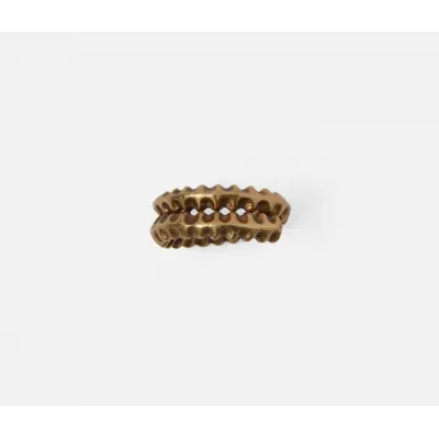 Titan Antique Brass, Seahorse Tail Napkin Ring, Set of 4