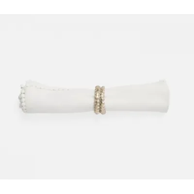 Titan Tarnish Silver, Seahorse Tail Napkin Ring, Set of 4