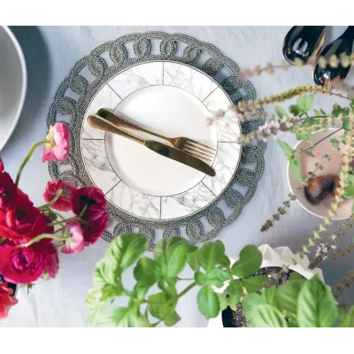 Aria Silver Placemats and Coasters