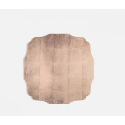 Isabelle Dusty Rose, Placemat, Silver Leaf, Pack of 2