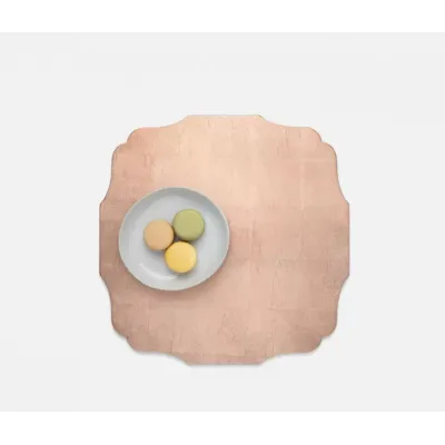 Isabelle Dusty Rose, Placemat, Silver Leaf, Pack of 2