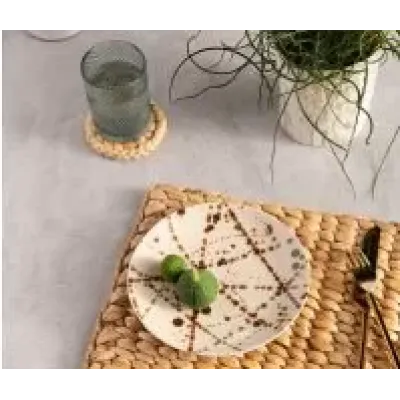 Clayton Natural Water Hyacinth Placemats and Coasters