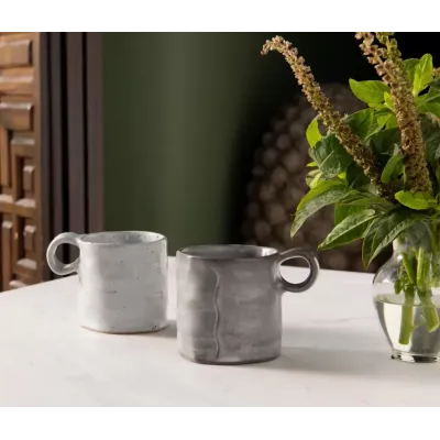 Lucas Cement Glaze Mug, Pack of 4