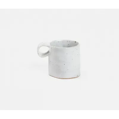 Lucas White Salt Glaze Mug, Pack of 4