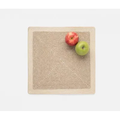 Shia Dark Jute/Cotton Placemats and Coasters