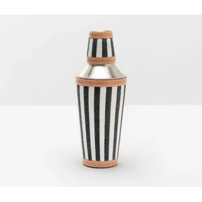 Hamilton Striped Canvas w/leather trim, Cocktail Shaker