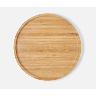 David Natural Oak Wood, Lazy Susan, 24"D