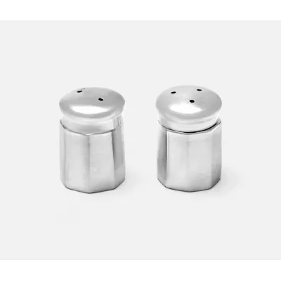 Duke Pewter, Set of 2 Salt and Pepper Shakers, Mini, Metal, Boxed