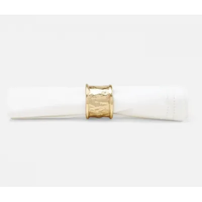 Melvin Gold Napkin Ring Brass Boxed Set of 4