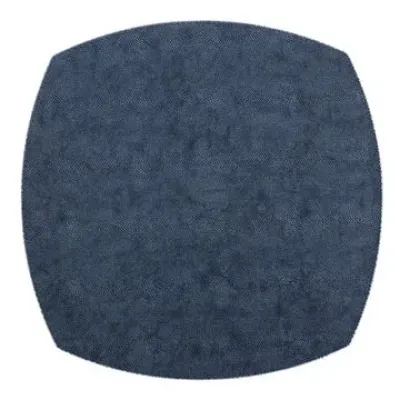 Allure Navy Elliptical Square Placemat Pack of 4