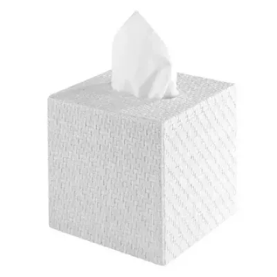 Wicker White Vanity Tray