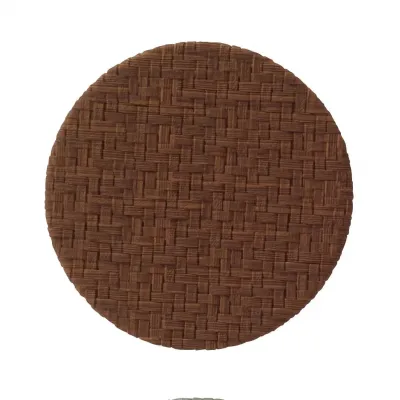 Wicker Chocolate Coasters, Set of Four