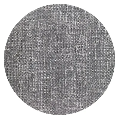 Echo Charcoal 15" Round Placemats, Set of 4