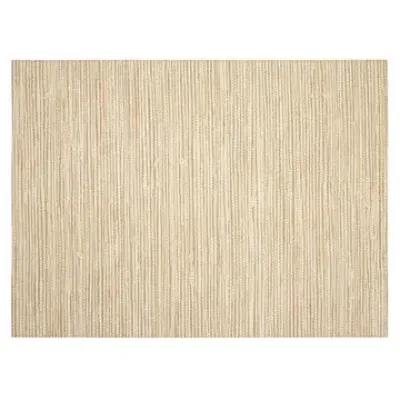 Grasscloth Latte Rectangle Placemat 13"x18" Pack of 4