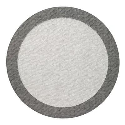 Halo Antique White Gray Placemats, Set of 4