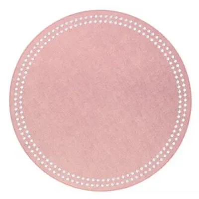 Pearls Rose White Placemat, Set of 4