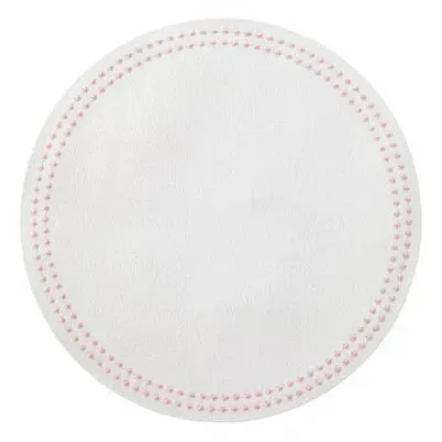 Pearls Pure White Rose Placemat, Set of 4