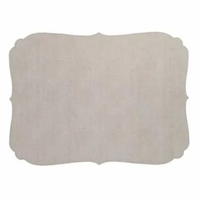 Curly Oatmeal Oblong Placemat, Set of 4