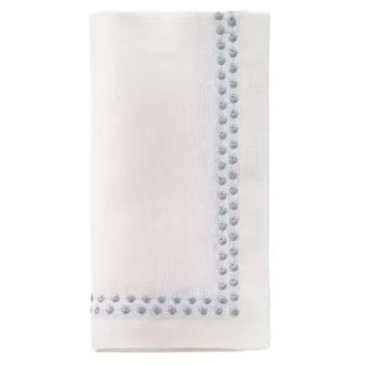 Pearls Celadon 21" Napkins, Set of Four