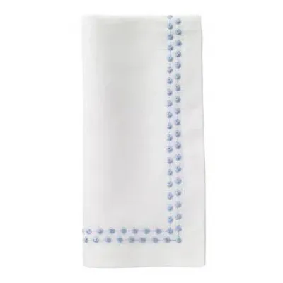 Pearls Ice Blue 21" Napkin, Set of 4