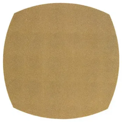 Stingray Gold 16" Square Elliptic Placemats, Set of 4