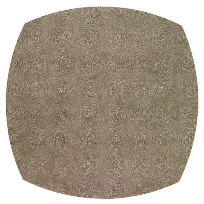 Stingray Bronze 16" Square Elliptic Placemat, Set of 4