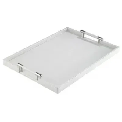 Stingray Oyster Rectangle Handle Tray