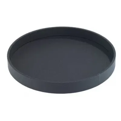 Skate Black Round Tray