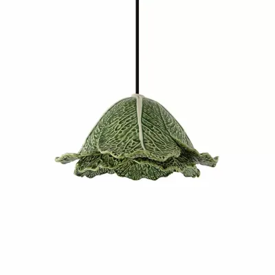 Cabbage Green/Natural Cabbage Lamp (Special Order)