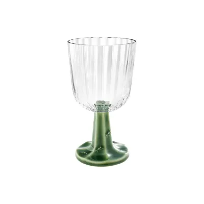 Patio Green Goblet Stem