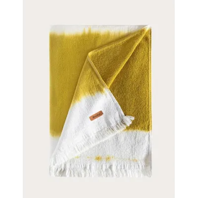 Fancy Beach Towel 33'' x 69'' Mustard