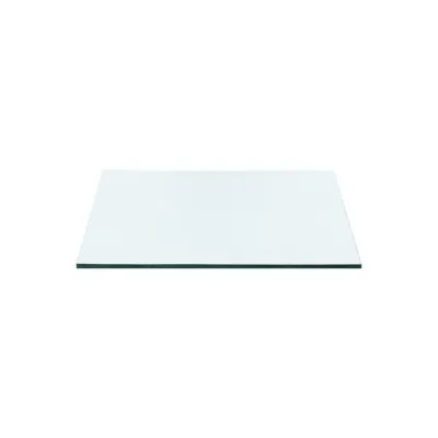 Alessandra-Pascal 1-Drawer Side Table Glass Top Clear