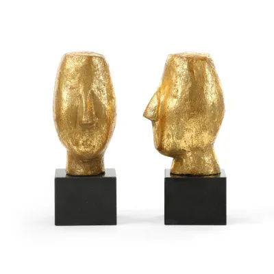 Alberto Statue (Pair) Gold Leaf