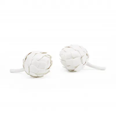 Artichoke Porcelain (Pair) Blanc de Chine