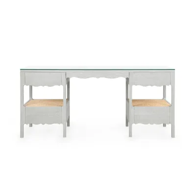 Arianna Desk, Soft Gray