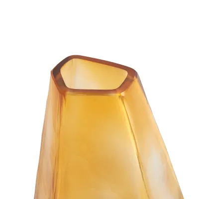 Asscher Vase Amber