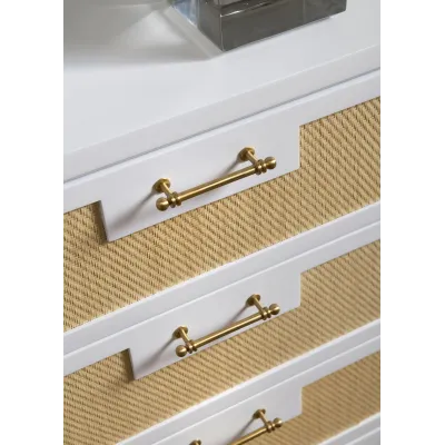 Astor 3-Drawer & 2-Door Cabinet Vanilla
