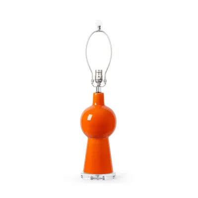 Astrid Carnelian Orange Lamp