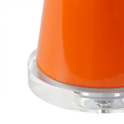 Astrid Carnelian Orange Lamp