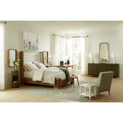 Atlas Soft Glow Oak Bed
