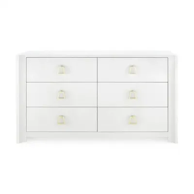 Audrey Cream 6-Drawer Extra Large