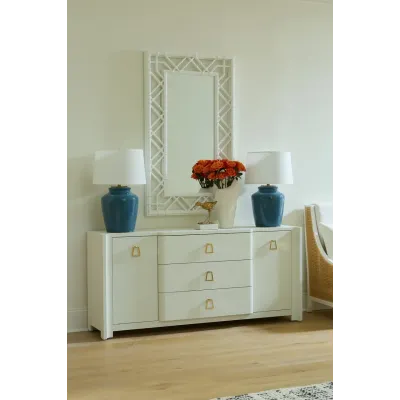 Audrey Cream 3-Drawer & 2-Door Cabinet