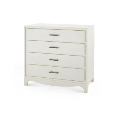 Barrett Sand White 4-Drawer Large