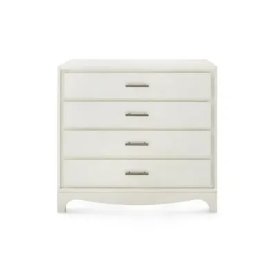 Barrett Sand White 4-Drawer Large