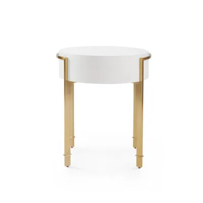 Bodrum Side Table Vanilla