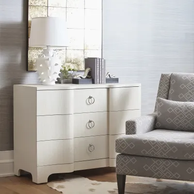 Bardot Large 3 -Drawer Canvas Cream